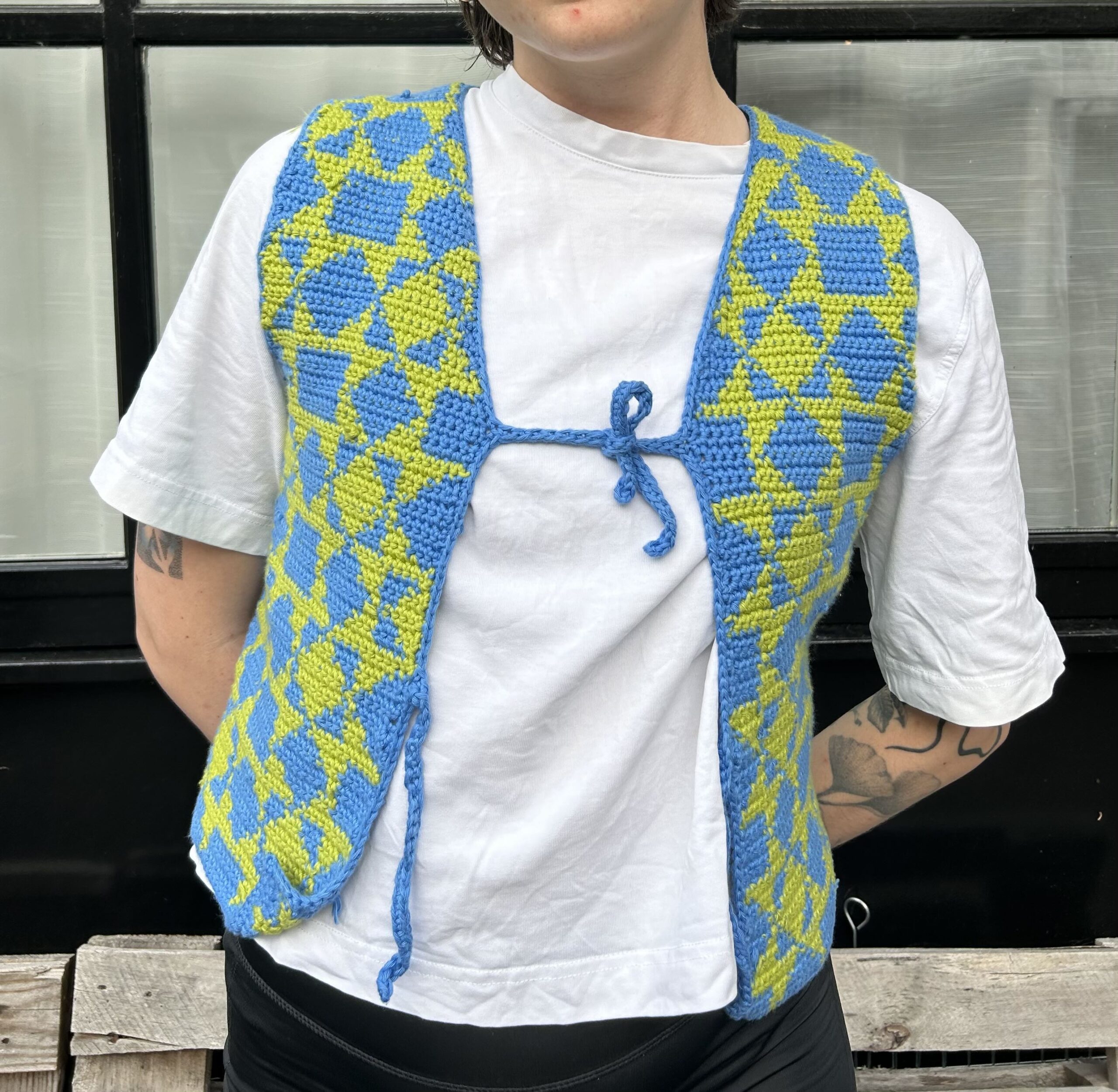tiles waistcoat