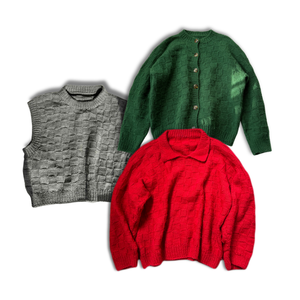 basket weave bundle knitting patterns