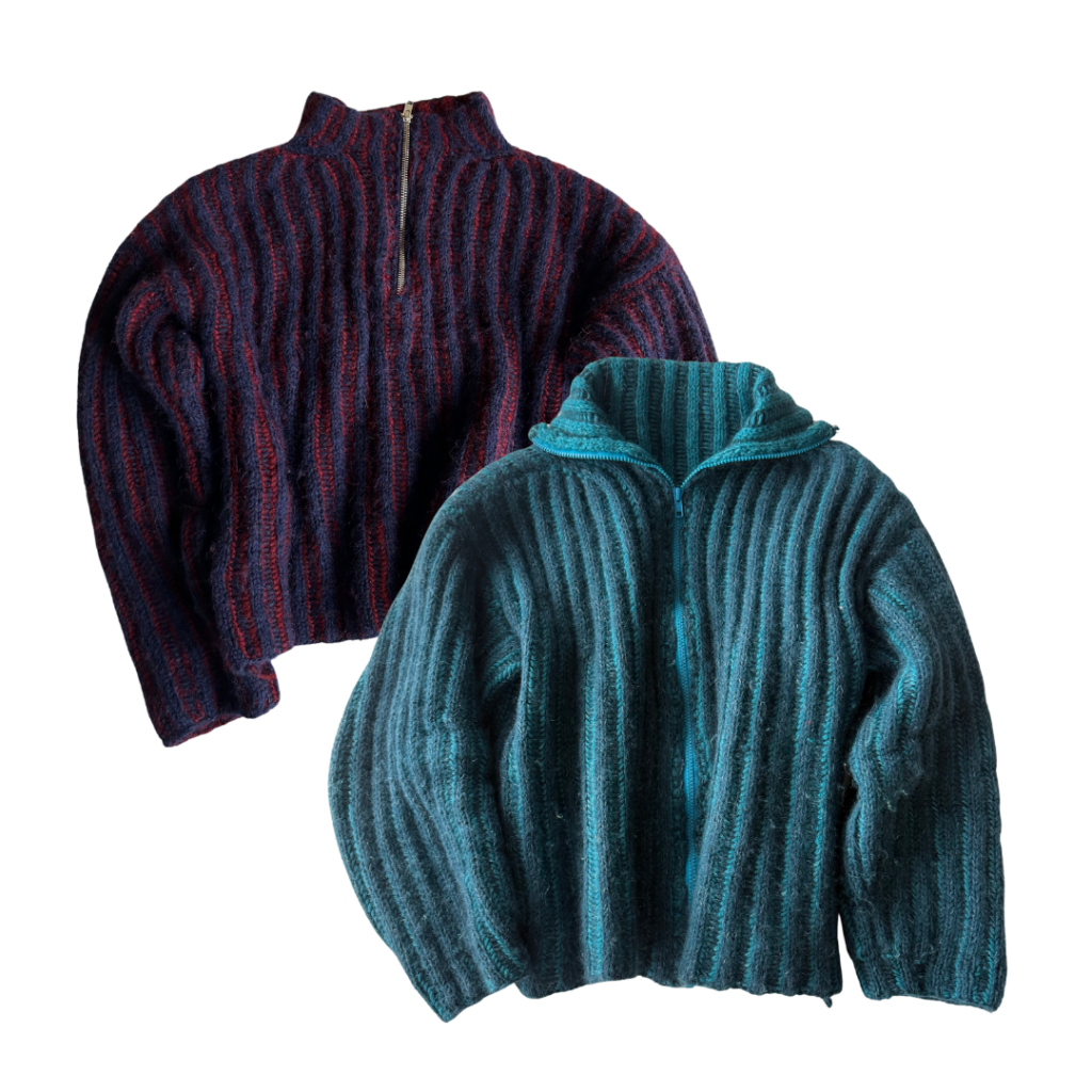222 jacket and sweater bundle, flatlay images with transpartent background